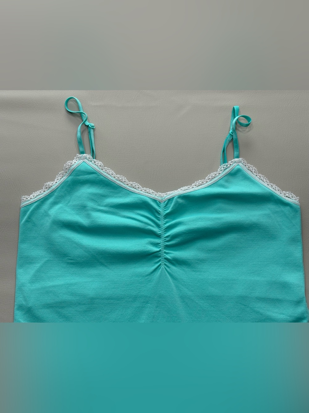 Victoria's Secret Mint Lace-Trim Cami - Picture 7 of 13